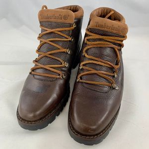 Timberland Brown Leather Hiking Boots SZ 8.5 M